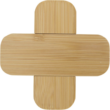 Logotrade promotional merchandise photo of: Croc bamboo trivet - small